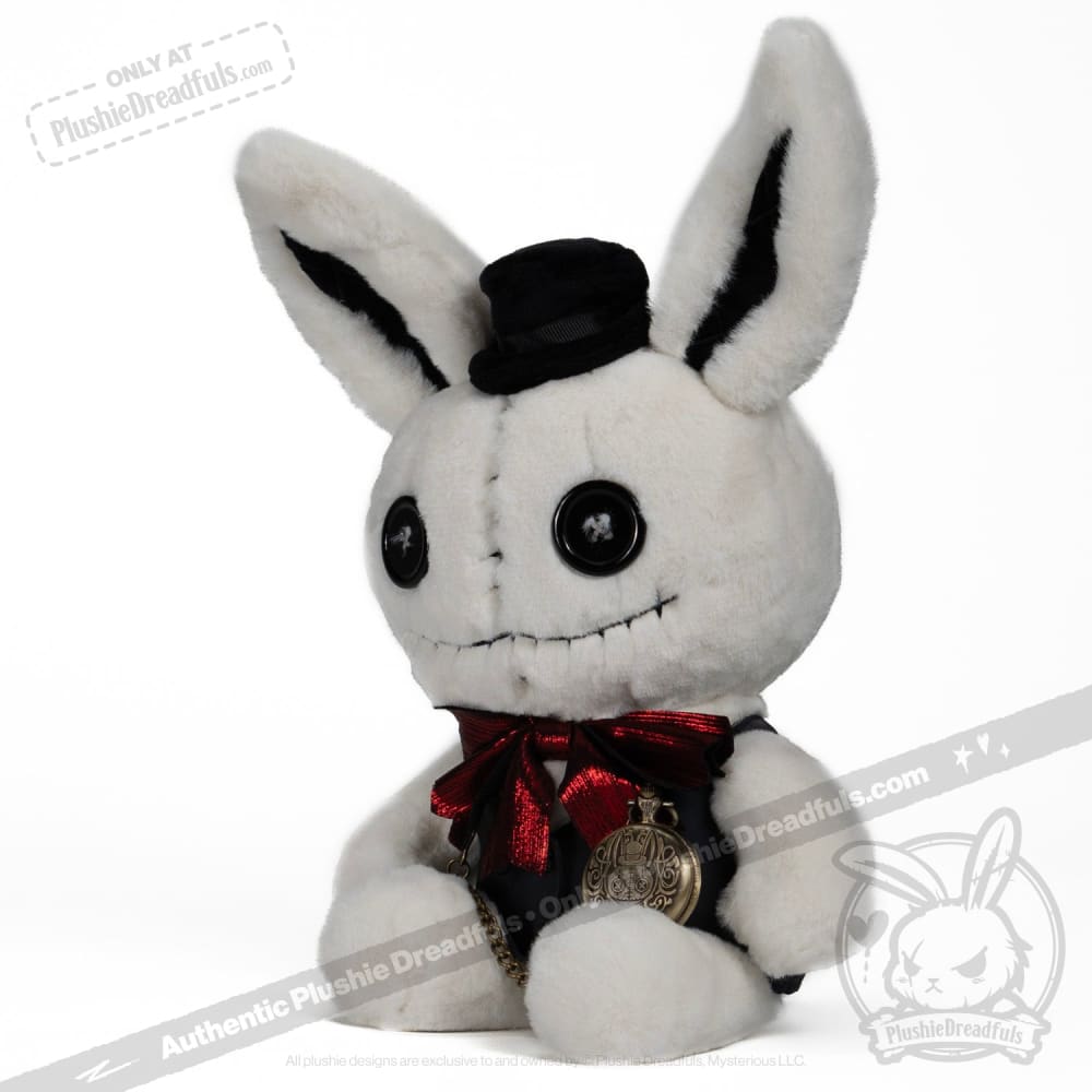 Victorian McGee's White Rabbit - Plush Stuffed Animal