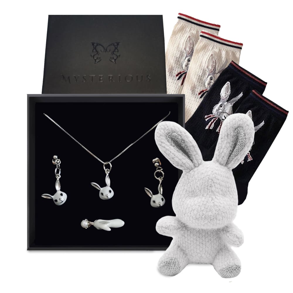 White Bunny Set
