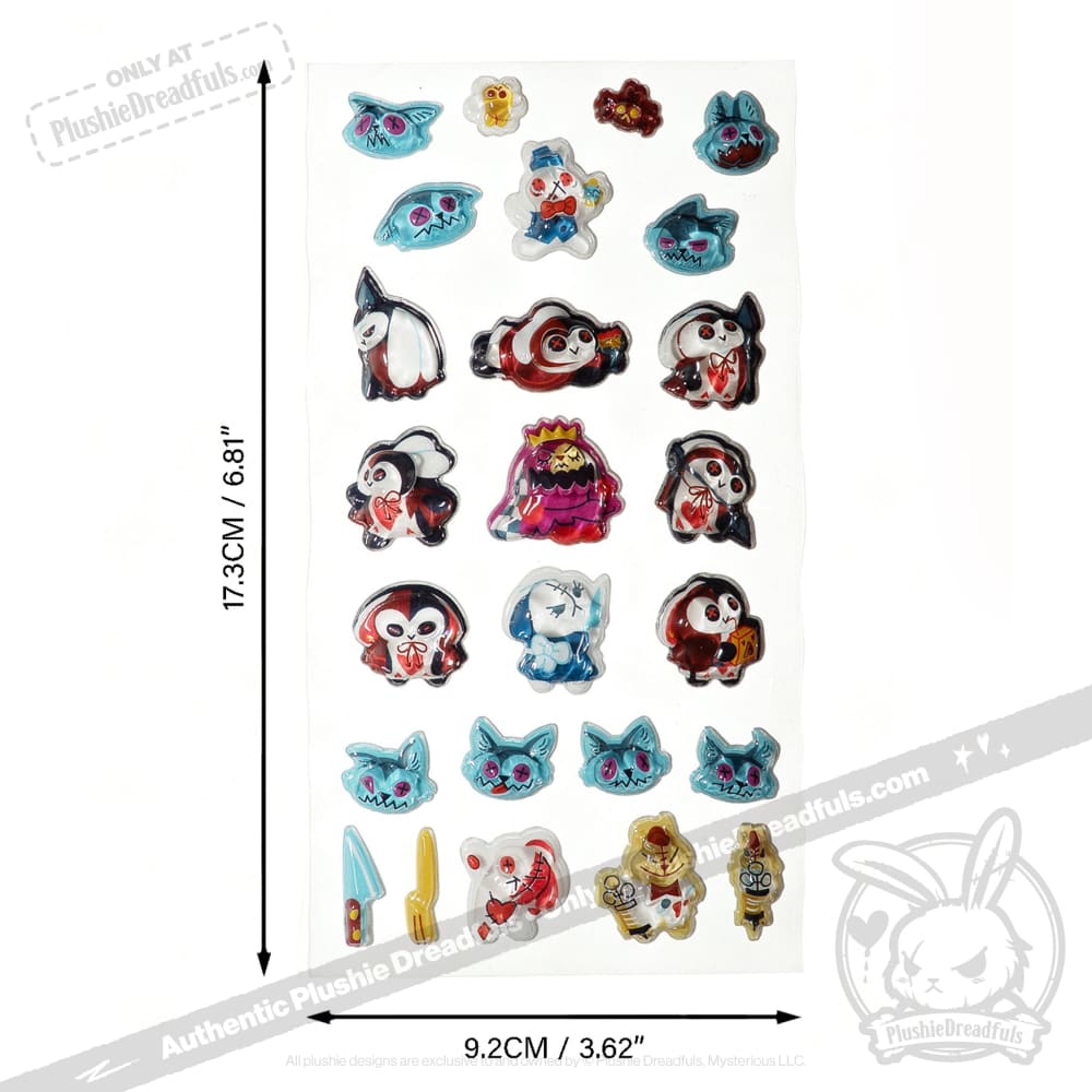 Wonderland 3D Sticker Sheet (Vol. 1)
